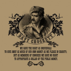 Davy Crockett T-Shirt - We Have The Right As Individuals