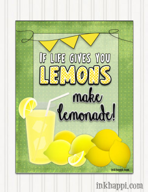 ... you lemons... free printable and a personal 
