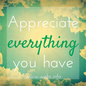 Appreciate everything you have.