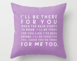 ... For Best Friends Quote Typography Throw Pillow Cover Gift For Her
