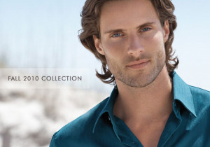 Perry Ellis enlists model Tommy Dunn to model their Fall Winter 2010 ...