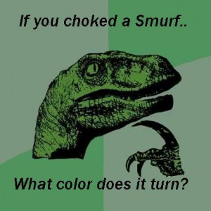 ... Smurf.. Atl 'lulah Bha What color does it ti' l!' l''). to quote