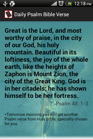 Psalms Daily Bible Verses Free - screenshot