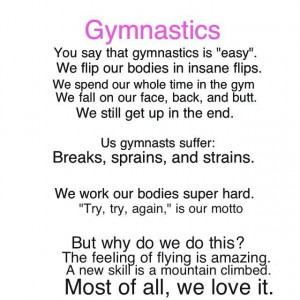 Gymnastics Quotes Gymnastics quotes. pinned by tori weishaar