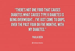 diabetes quotes source http quotes lifehack org quote pauladeen ...