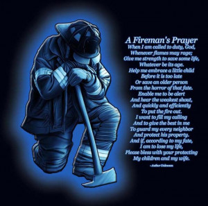 Printable Firefighters Prayer