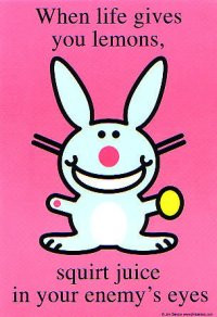 love Happy Bunny and all of the different quotes and phrases are ...