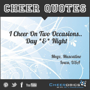 Cheerleading Quotes #CheerQuotes
