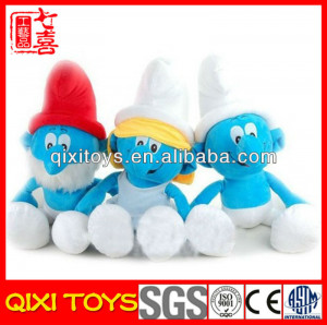 Cute and lovely cartoon smurf plush toys