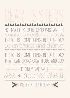 in each day to embrace and cherish. There is something in each day ...