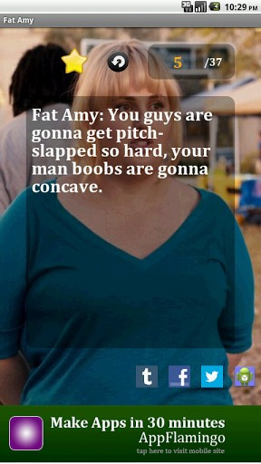 View bigger - Fat Amy Quotes for Android screenshot