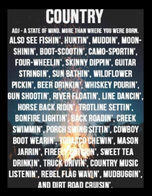 oh I can blame my tendency for skinny dipping on being country ;) ha