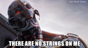 Ultron On Me There Are No Strings Wallpaper