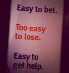 Addicted To Gambling Quotes