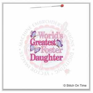5262 sayings foster daughter 4x4 £ 1 70p stitch on time 4x4