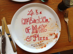 Jorge Garcia great quote to find under a pizza!