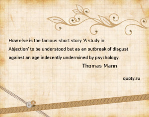 Thomas Mann Quotes