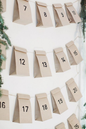 advent calendar count down days till lds General conference. Each bag ...