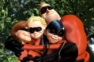 Incredible quote: Mr. Incredible: Wait here ... Elastigirl: While what ...