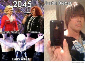 Pop Stars in 2045 – Britney Spears, Rihanna, Lady Gaga, and Justin ...