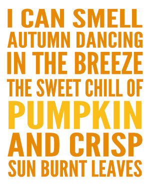 Fall Poem Printable