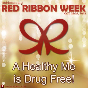 starts The Red Ribbon Campaign week! Take the pledge to be drug free ...