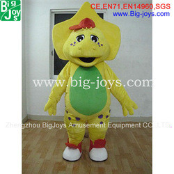 Cute baby dinosaur mascot costume, funny animal costume