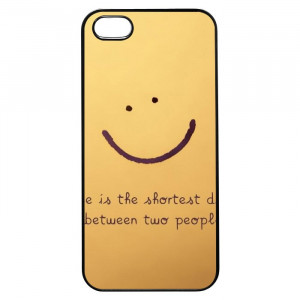 Nice Smile Quotes iPhone 5 Case