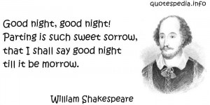 ... - Quotes About Literature - Good night good night - quotespedia.info