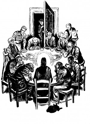 The Lord’s Supper,” Fritz Eichenberg