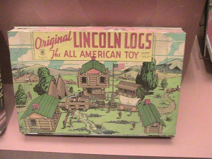 Toys named after presidents: Lincoln Logs
