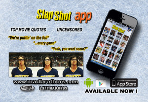 SlapShot movie quotes phone application