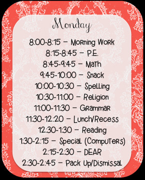 Have Section Called Morning Work And They Through Daily Math