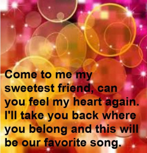 Goo Goo Dolls - Come to Me - song lyrics, song quotes, songs, music ...