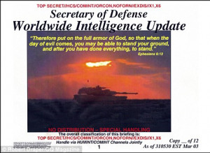 ... : How President Bush's Iraq briefings came with quotes from the Bible