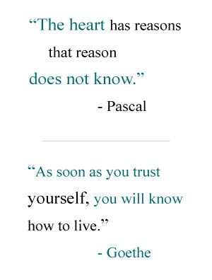 Pasca and Goethe Quotes )