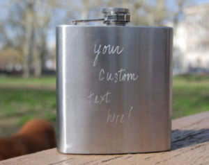 Customized Hand-Engraved Flasks-- -Personalized with a style that ...