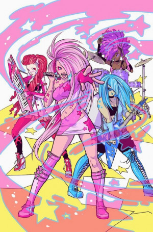 First Look at the Jem and The Holograms comic book cover