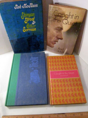 Rod McKuen Poetry Books, Stanyan Street & Other Sorrows 1966, Caught ...