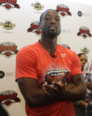 ... stretch of the imagination.” — Dwyane Wade, Miami Heat guard, who
