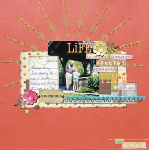 The papers in the Just Because line remind me of summer and sunshine ...