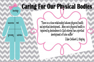 Young Women Handout Manual 1 Lesson 37 Caring For Our Physical Bodies