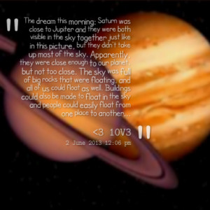 Quotes About: floating