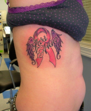 ... cancer it is a tattoo in memory of loved one who succumbed to cancer