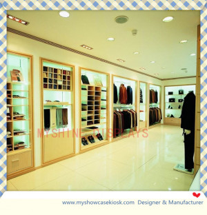 and display rack retail men clothing store interior design display