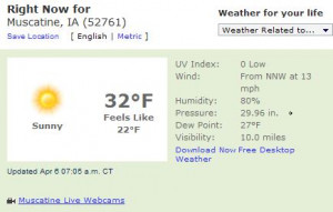 Yeah, that’s right. Global warming is in full tilt right now… HA ...