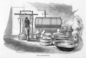 Benson John Lossing’s 1857 engraving of the Shakers’ extract ...