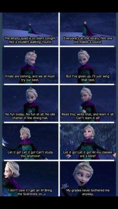 Frozen bahahaha this is what college feels like!
