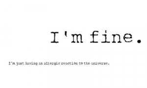 Things I shound't say...