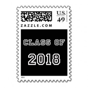 Class of 2018 - Customized Graduation Template Postage Stamp